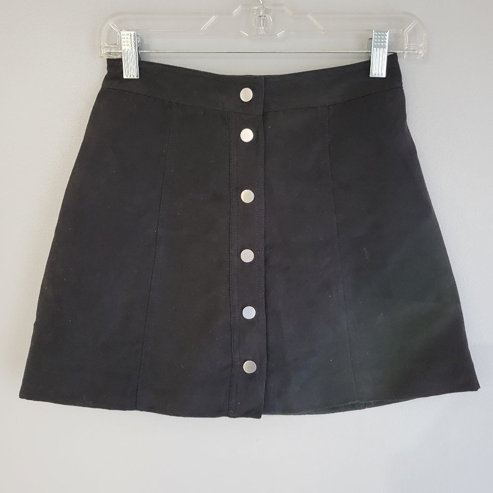 Divided H & M A-line Black Skirt Size 2